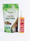 Instant Face Glowing Combo Face Pack & Face Mist Sugandhika Ayurveda
