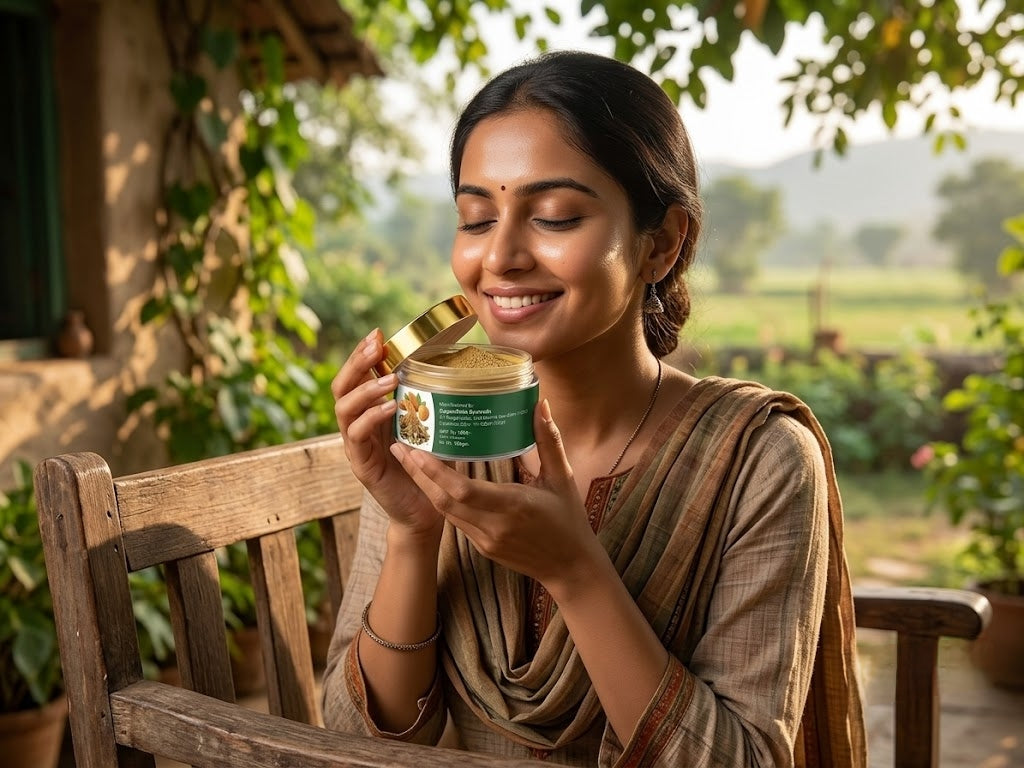 Sugandhika Ayurveda Shahi Luxury Face Pack Fully Naturally & Herbs 100% Chemical Free